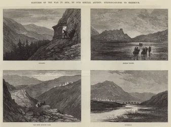 Bocetos de la Guerra en Asia